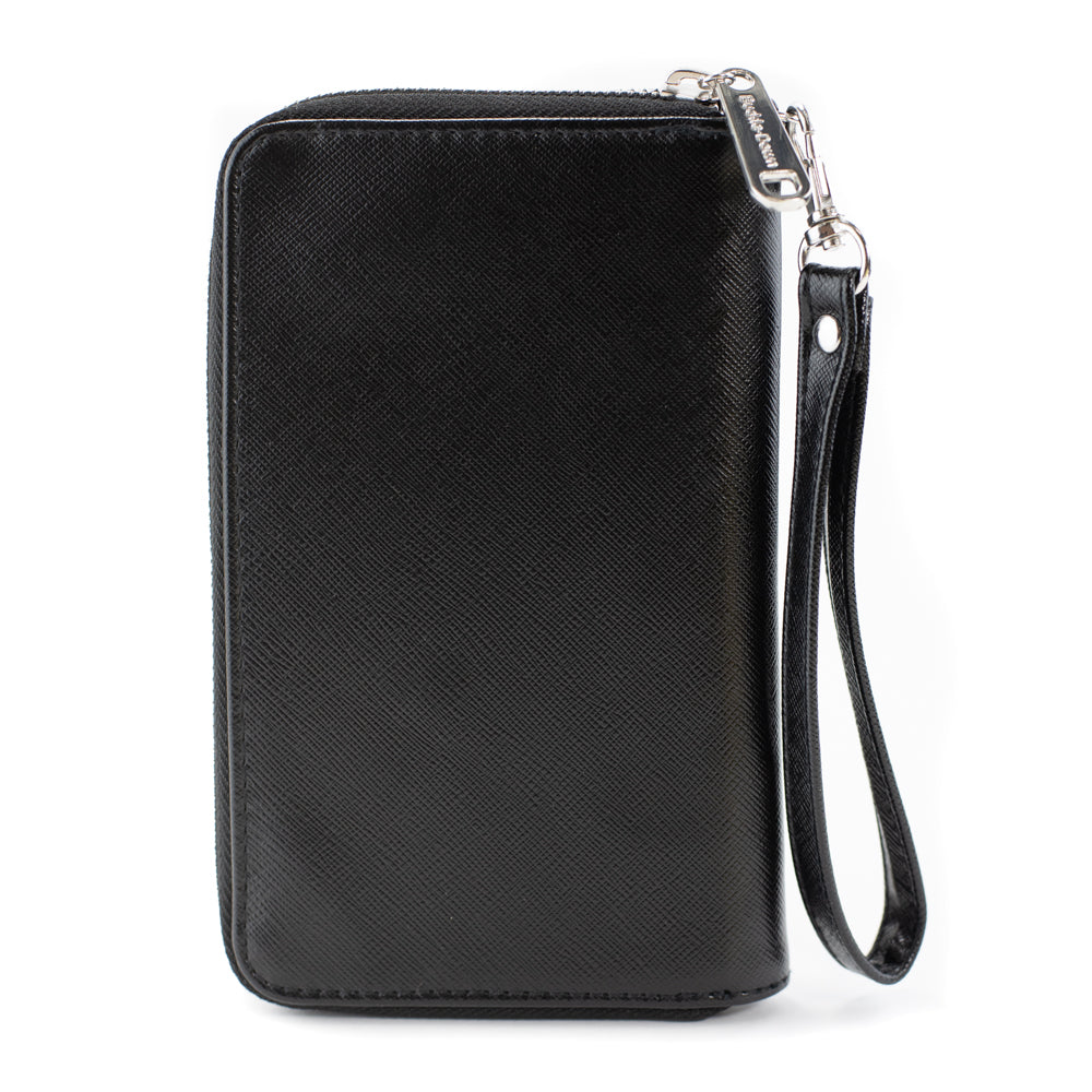 PU Zip Around Wallet Rectangle - RAM Logo Armor Black/Grays