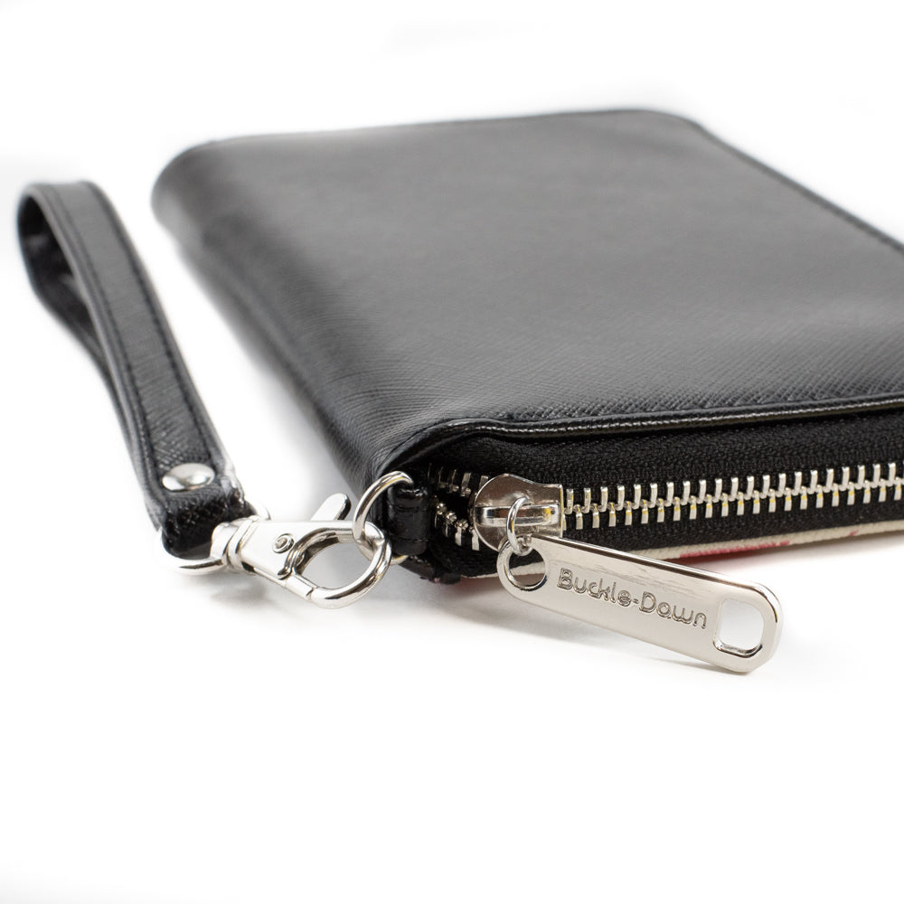 PU Zip Around Wallet Rectangle - RAM Logo Armor Black/Grays