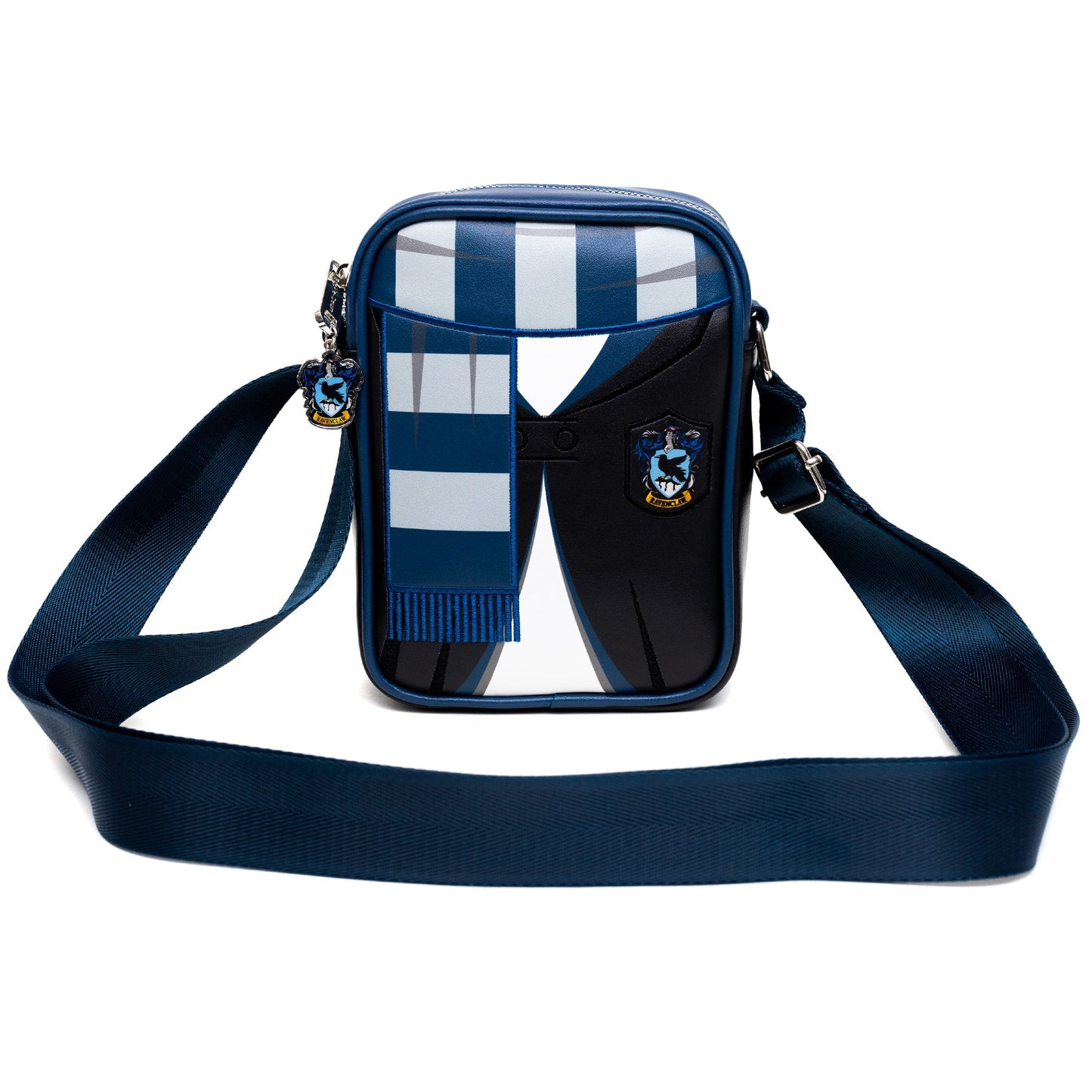 The Wizarding World of Harry Potter Bag, Crossbody, Harry Potter Hogwarts School Ravenclaw Uniform Embroidered, Vegan Leather