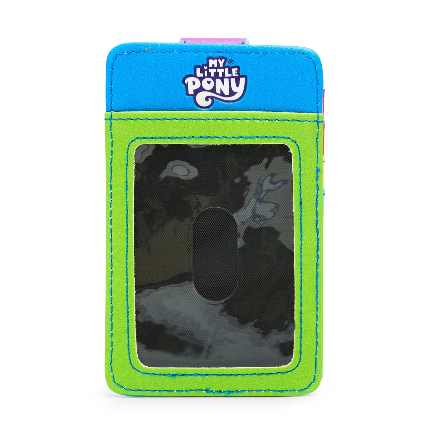 Hasbro Wallet, Character Wallet ID Card Holder, My Little Pony Rainbow Dash Face Multi Color, Vegan Leather