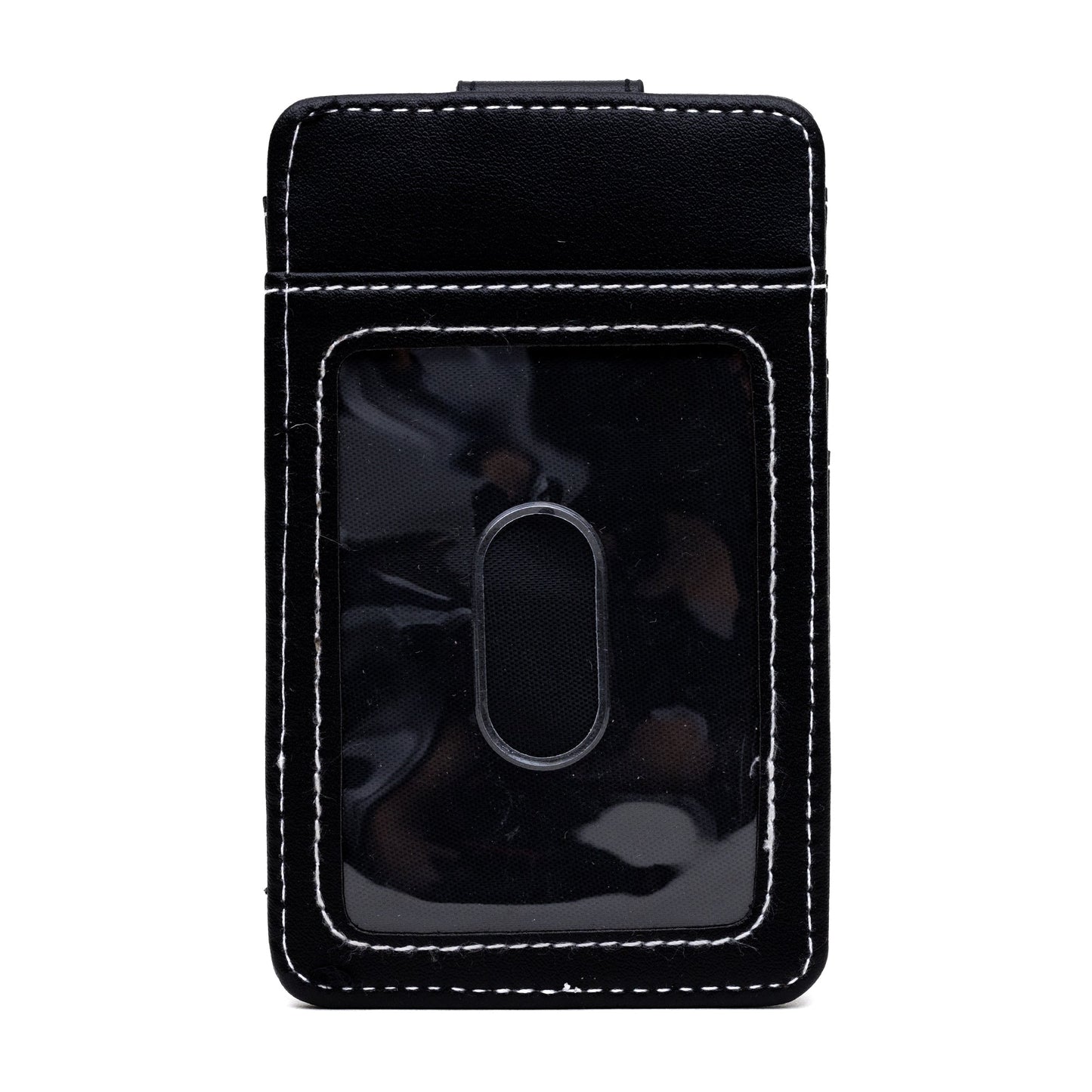 Supernatural Vegan Leather Wallet, ID Card Holder, Winchester Pentagram Black, 3.0" x 5.0"