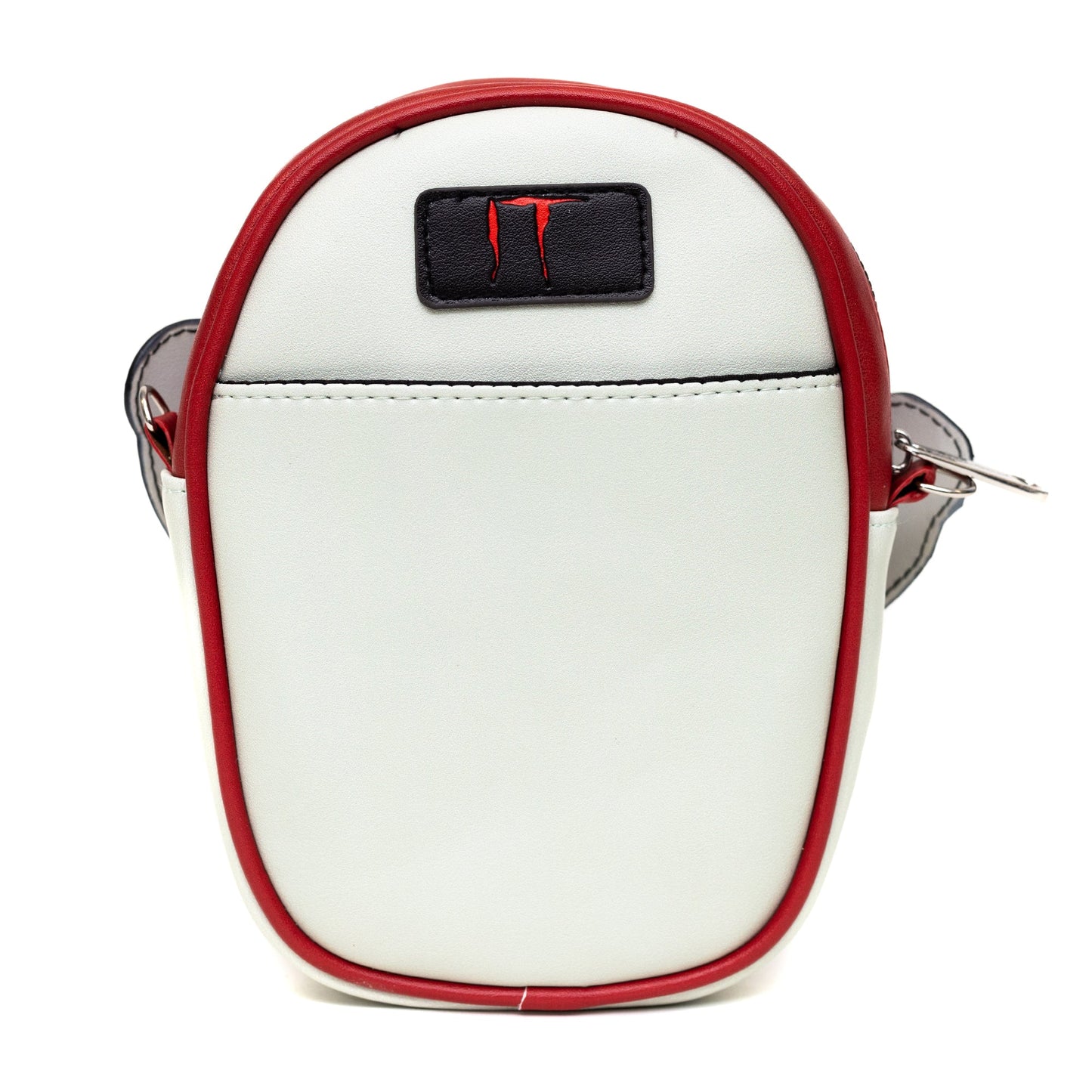 Warner Bros. Horror Movies Bag, Crossbody, It Pennywise Smiling Face Applique, Vegan Leather