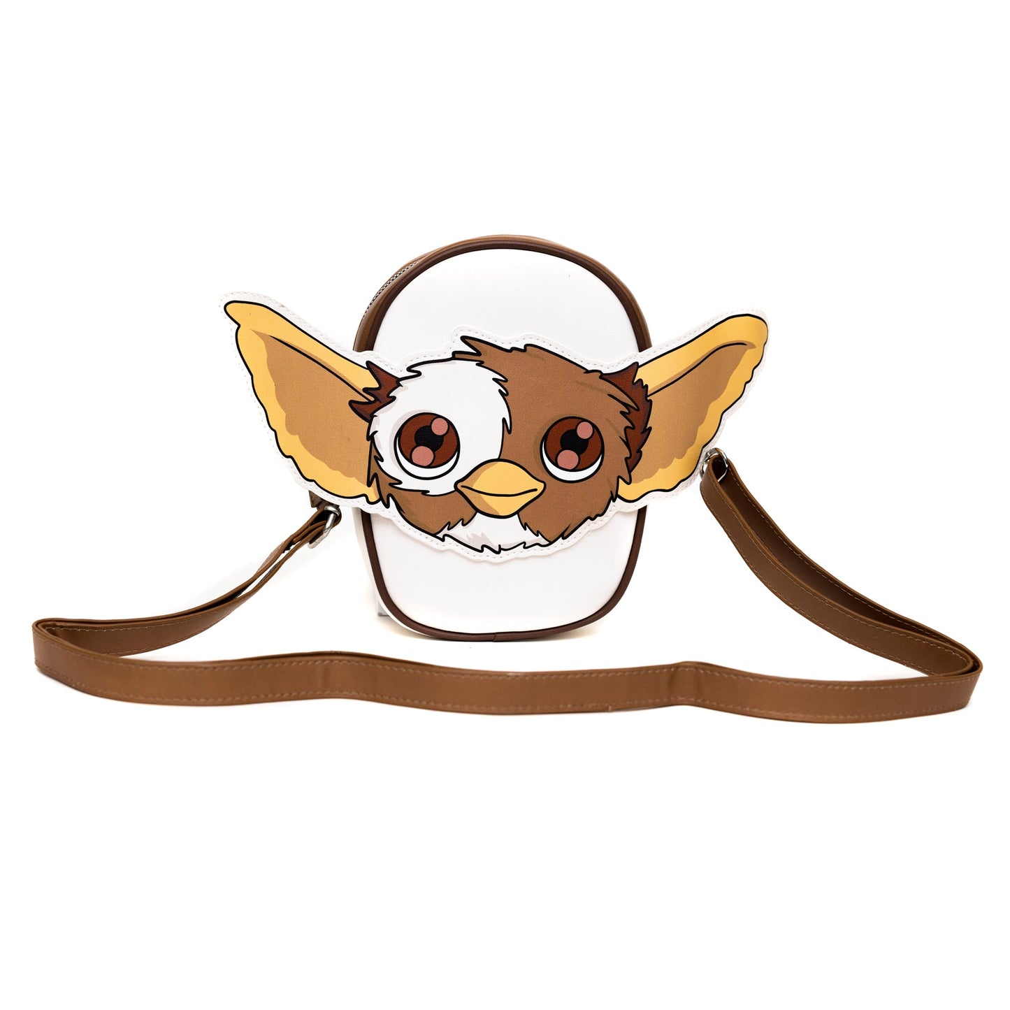 Warner Bros. Horror Movies Bag, Crossbody, Gremlins Gizmo Smiling Face Applique, Vegan Leather