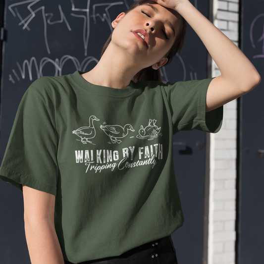 Walking By Faith Graphic Tee