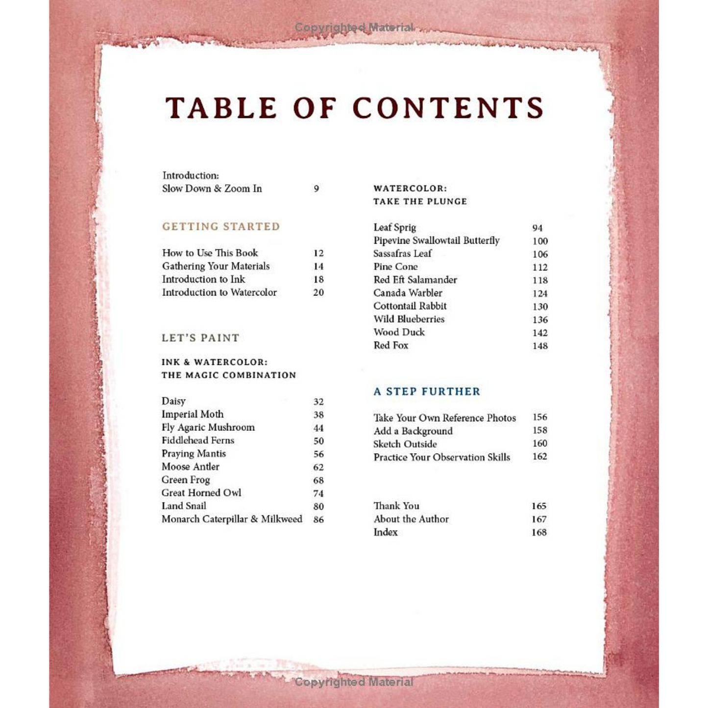 Watercolor in Nature: Paint Woodland Wildlife and Botanicals with 20 Beginner-Friendly Projects (Spiral Bound)