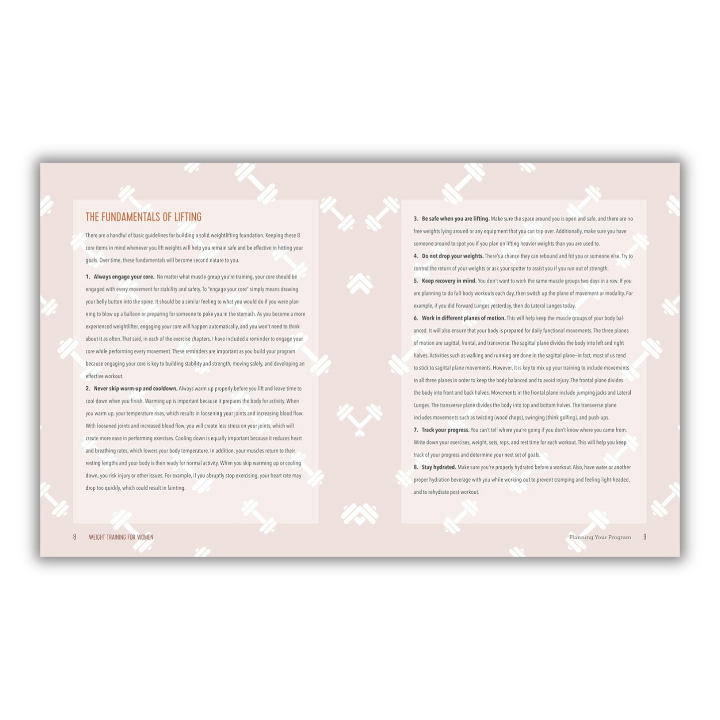 Weight Training for Women: Exercises and Workout Programs for Building Strength with Free Weights (Spiral Bound)