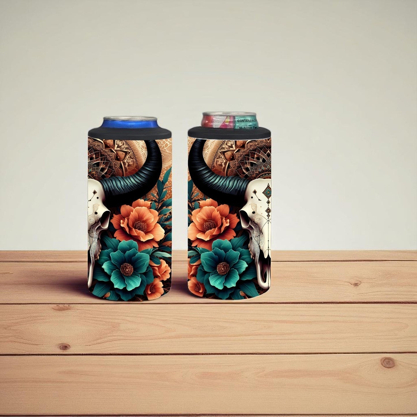 Western Bloom 4-in-1 Can Cooler Cup