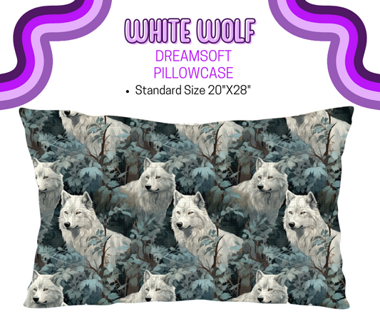 White Wolf Dreamsoft Pillowcases