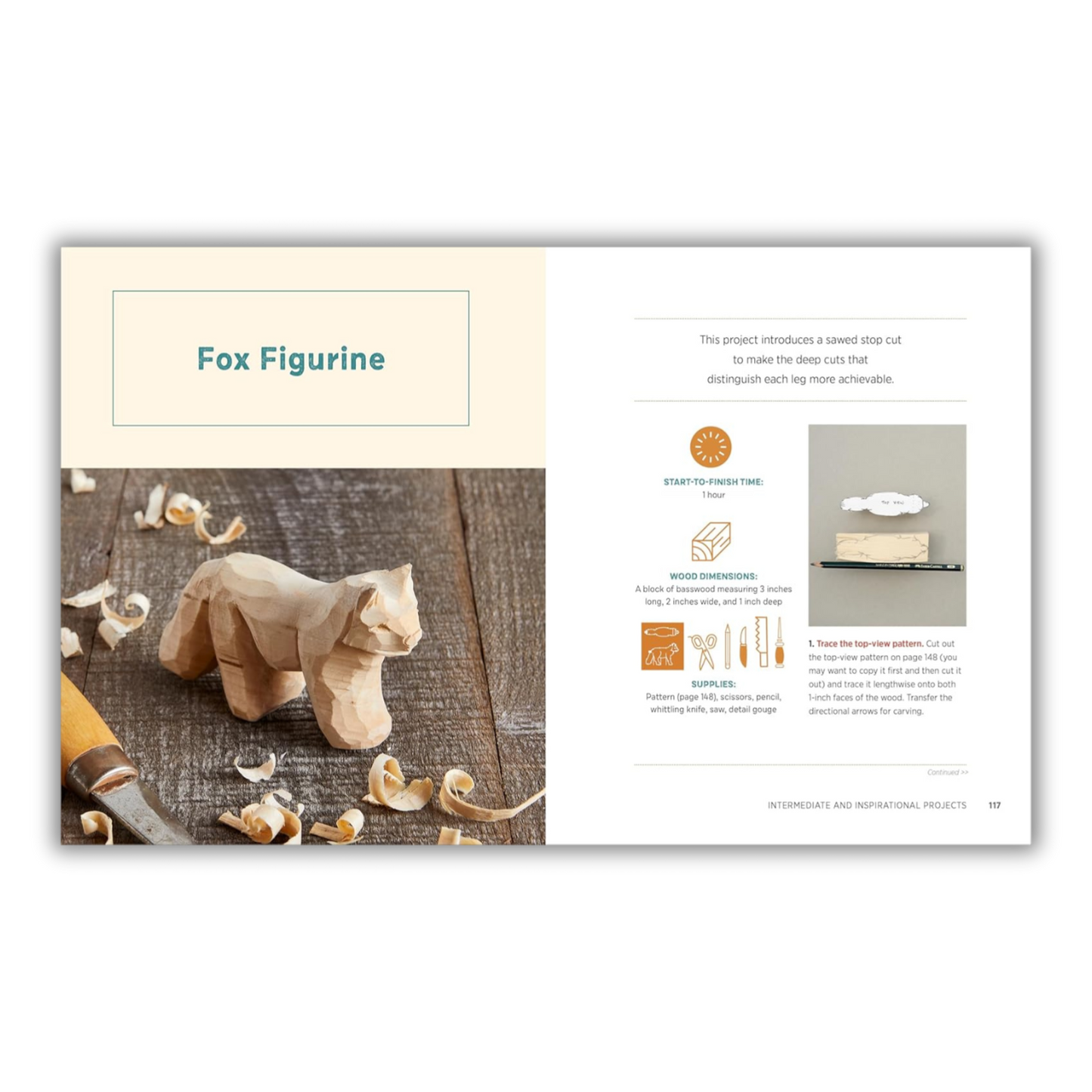 Whittling for Beginners: Step-by-Step Projects to Carve from Wood (Spiral Bound)