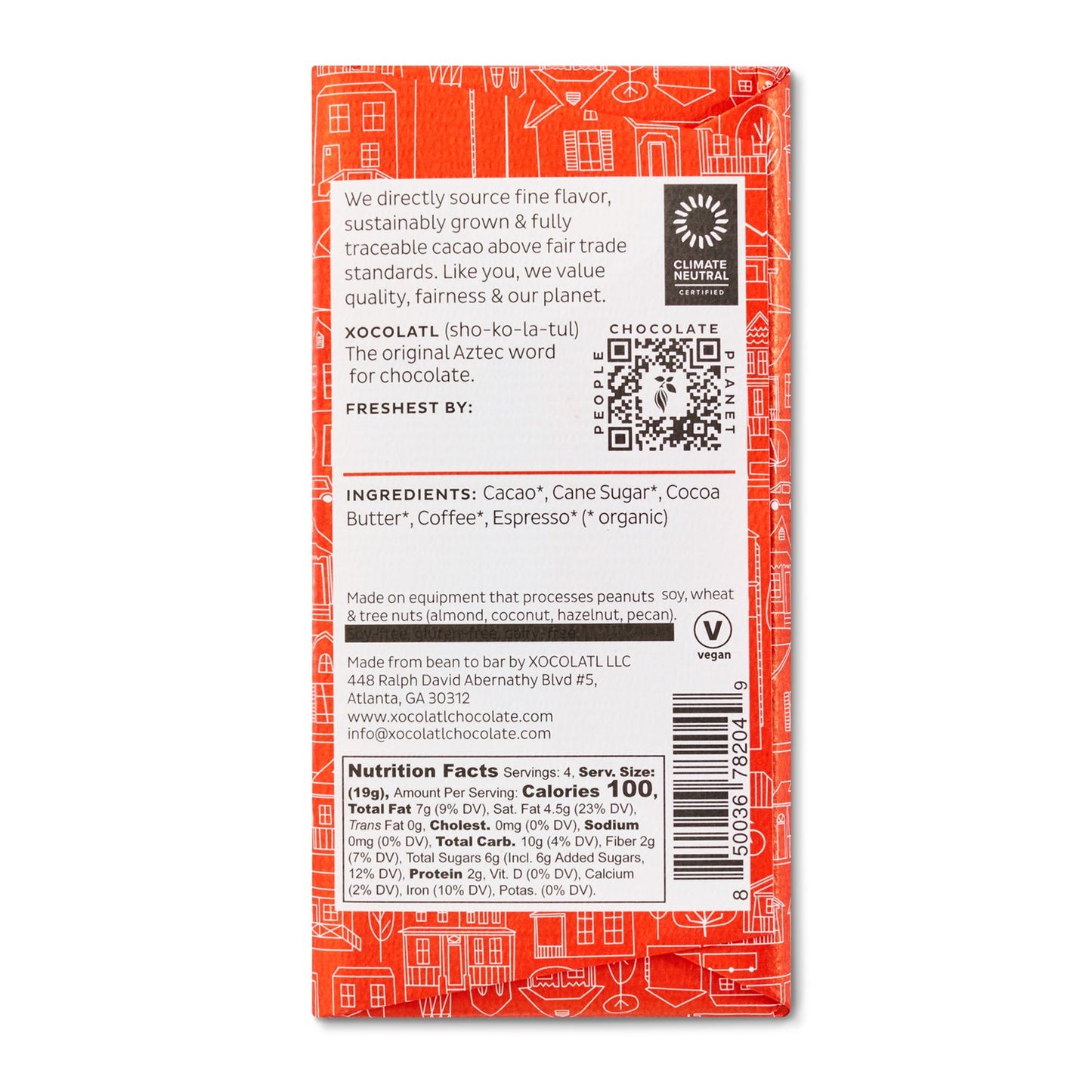 Wide-Eyed Espresso Chocolate Bar
