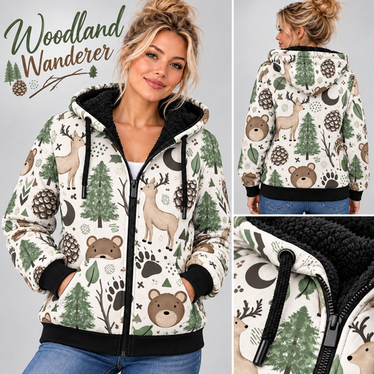 Woodland Wanderer-FLEECE LINED HOODED JACKET-PREORDER CLOSING 11/9, ETA LATE JAN.