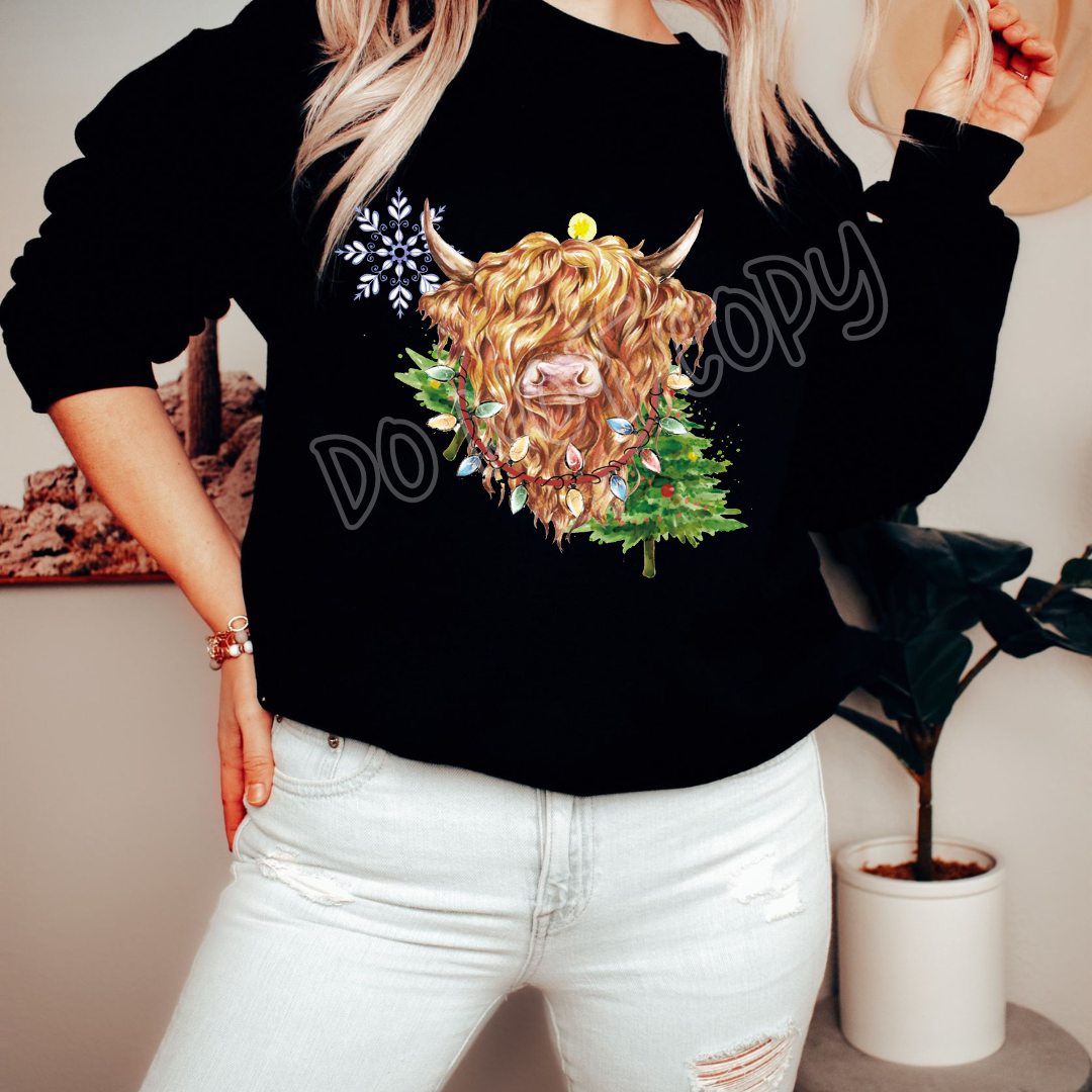 XMAS COW - HOLIDAY RUN 2 - UNISEX HOODIE/SWEATER