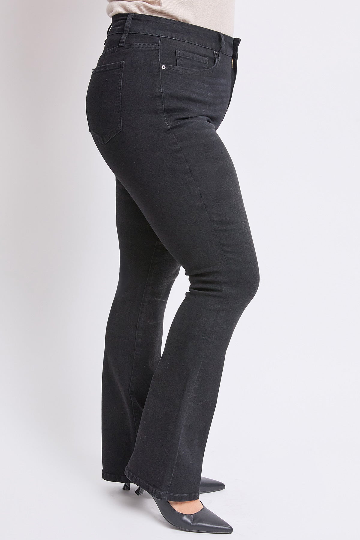 Women's Plus High Rise Slim Bootcut Jeans