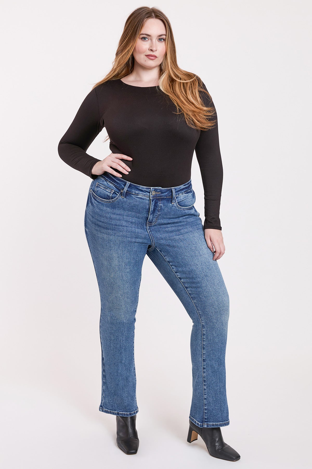 Women's Plus Premium Stretch Bootcut Jeans