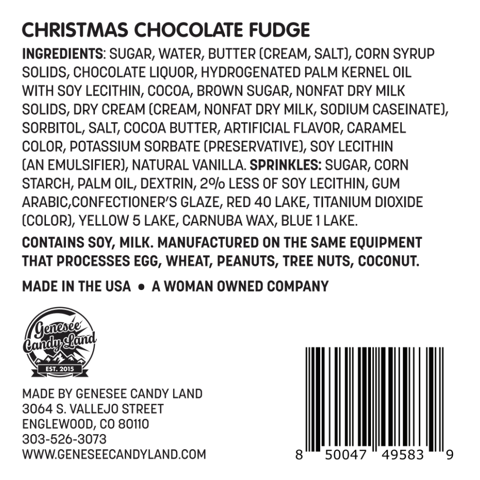 Christmas Chocolate Fudge