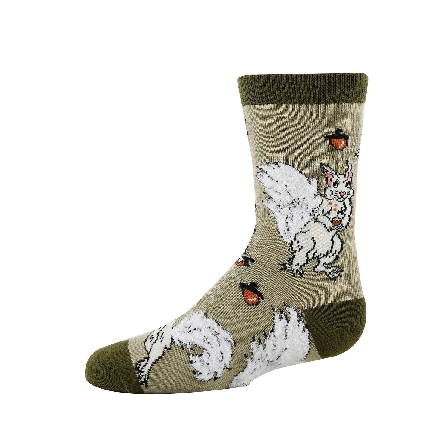 Kid's  White Fox Squirrel Socks