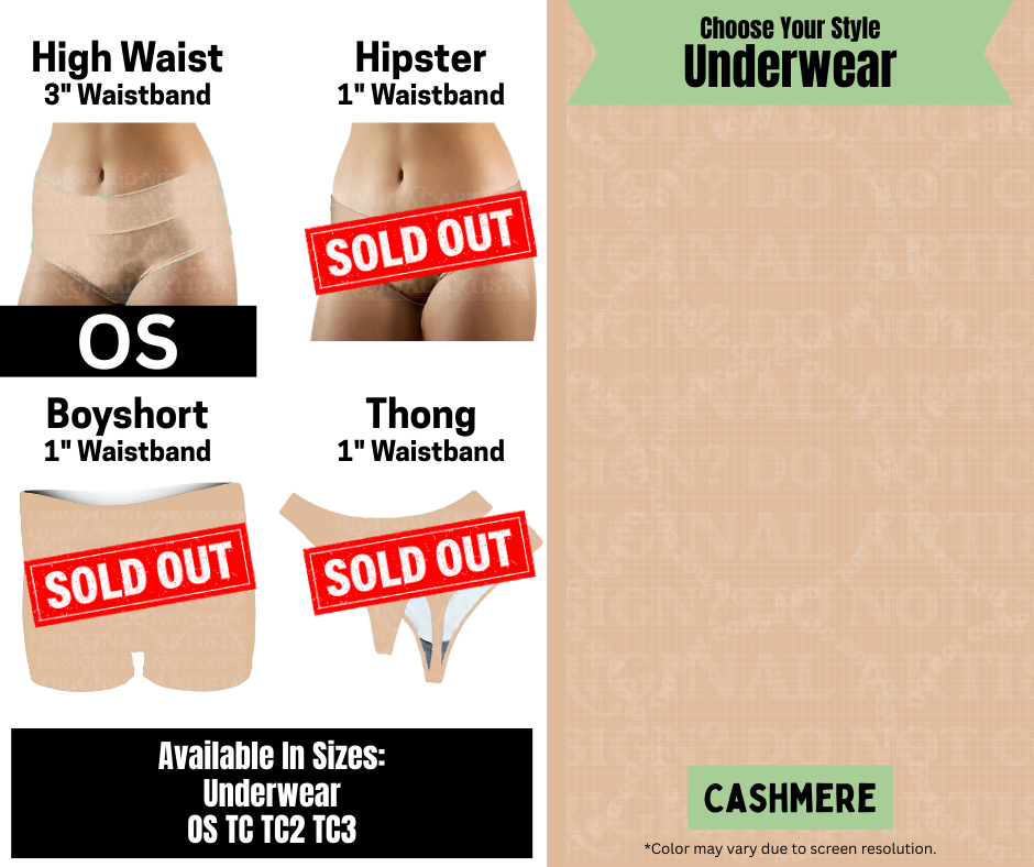 Cashmere High Waist Underwear