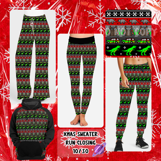 DINO PARK-BOTTOMS-XMAS SWEATER (PREORDER CLOSES 9/27, ETA END NOV.)