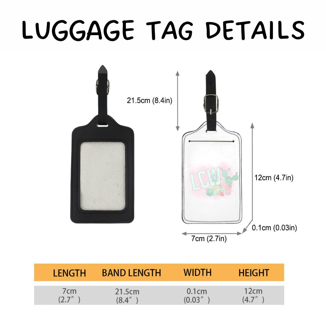 Batch #495 - Travel Collection - Closes 2/23 - ETA late April - World Travel Luggage Tag