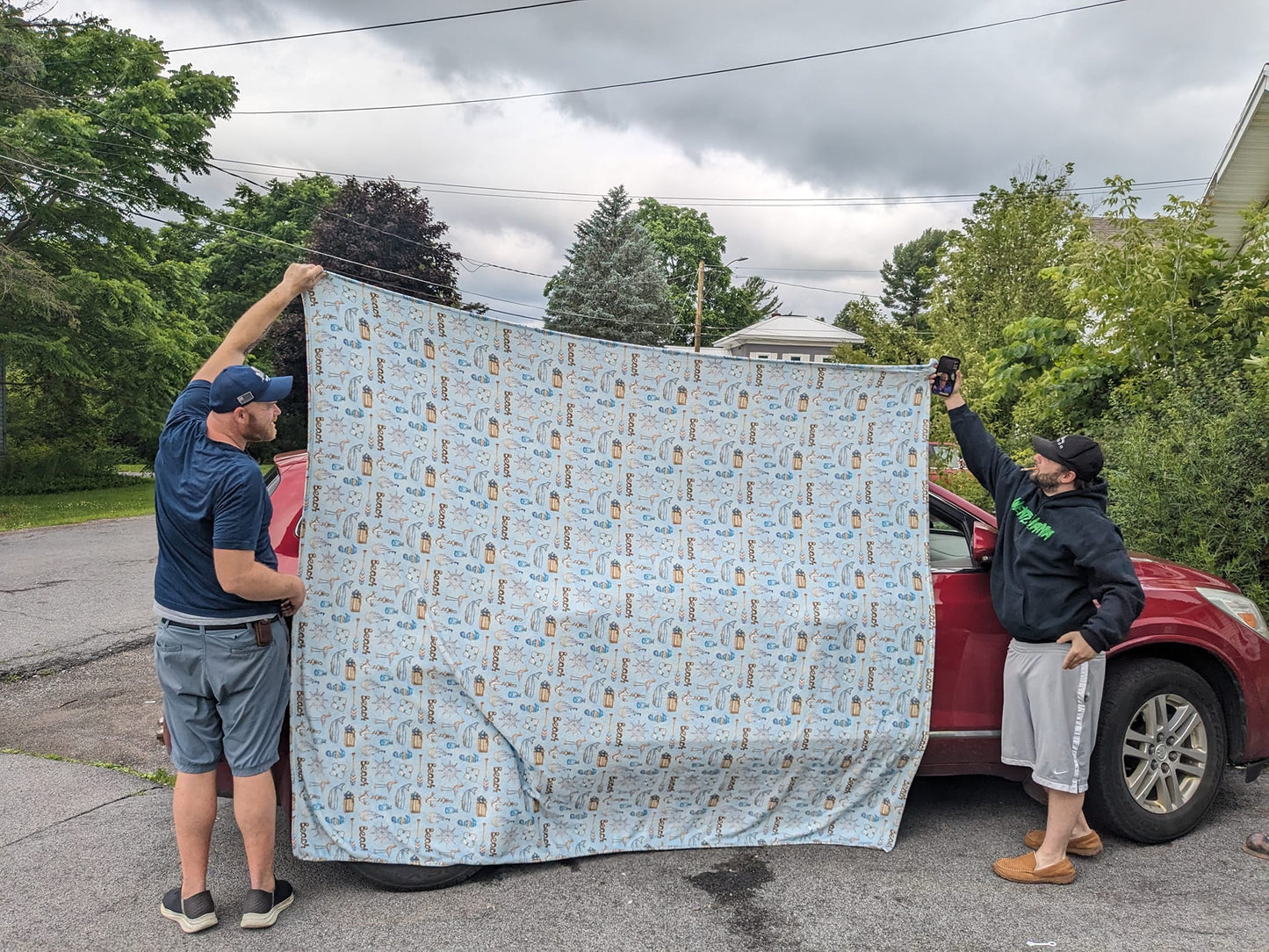 DEATHLY DARK- GIANT SHAREABLE THROW BLANKET