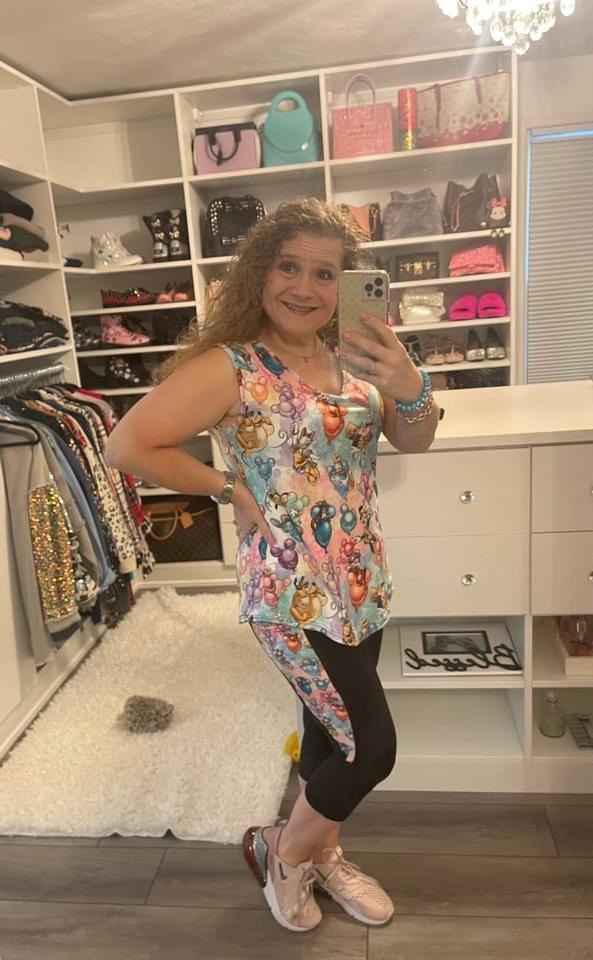 AMERICAN SUNFLOWER-PATTERN PANEL OUTFIT RUN-SOFT CLOSE 7/10 HARD CLOSE 7/12