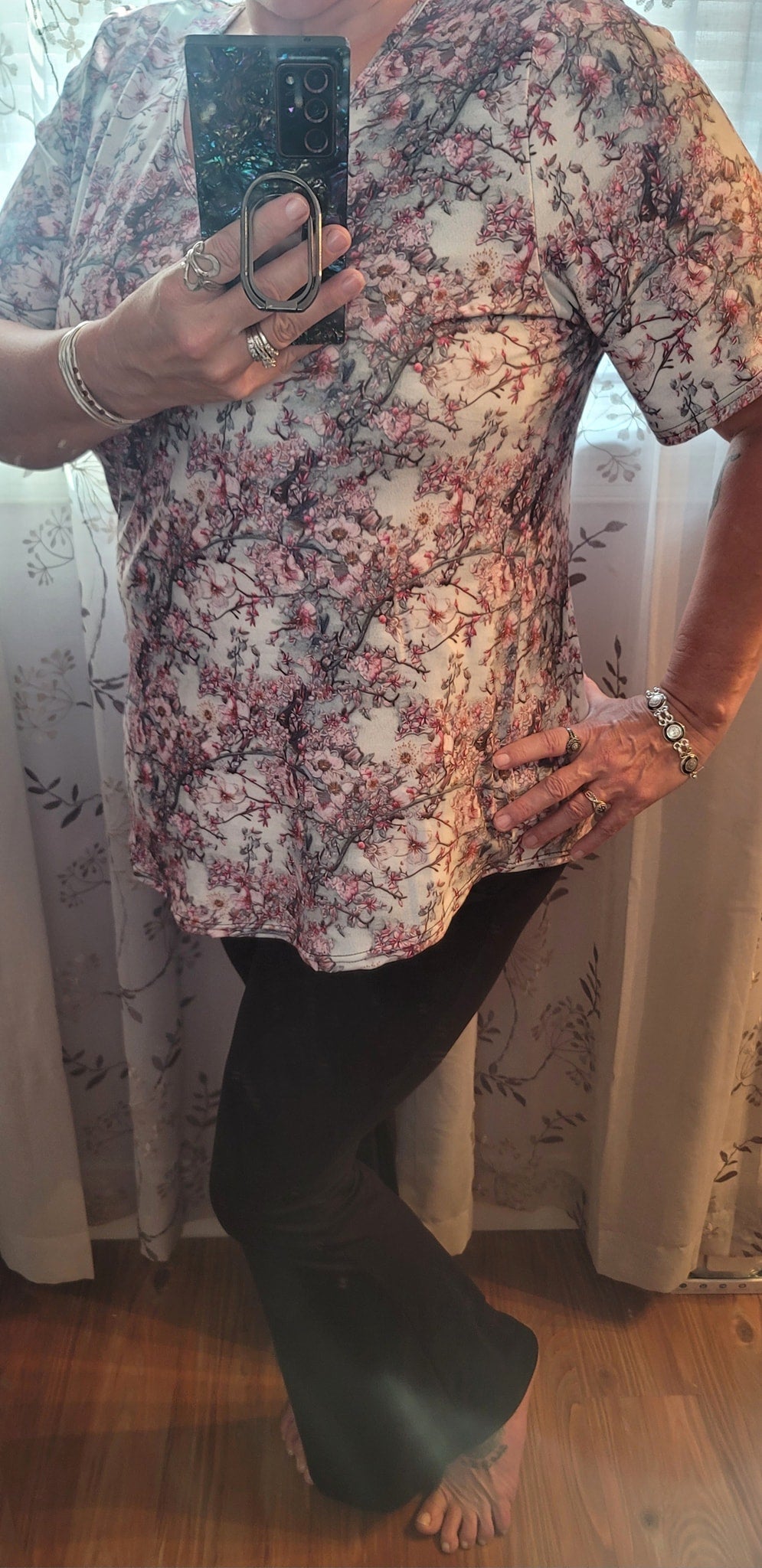 BOHO COWBOY-PATTERN PANEL OUTFIT RUN-SOFT CLOSE 7/10 HARD CLOSE 7/12