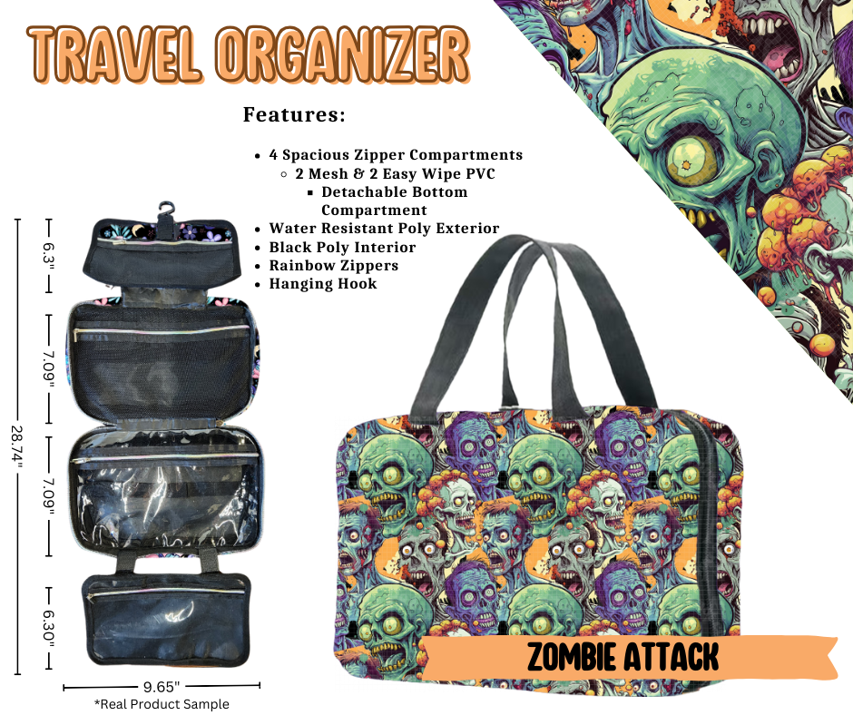 Zombie Attack Travel Organizer