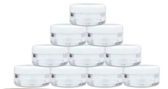 Acrylic Jars for Wax or Drills
