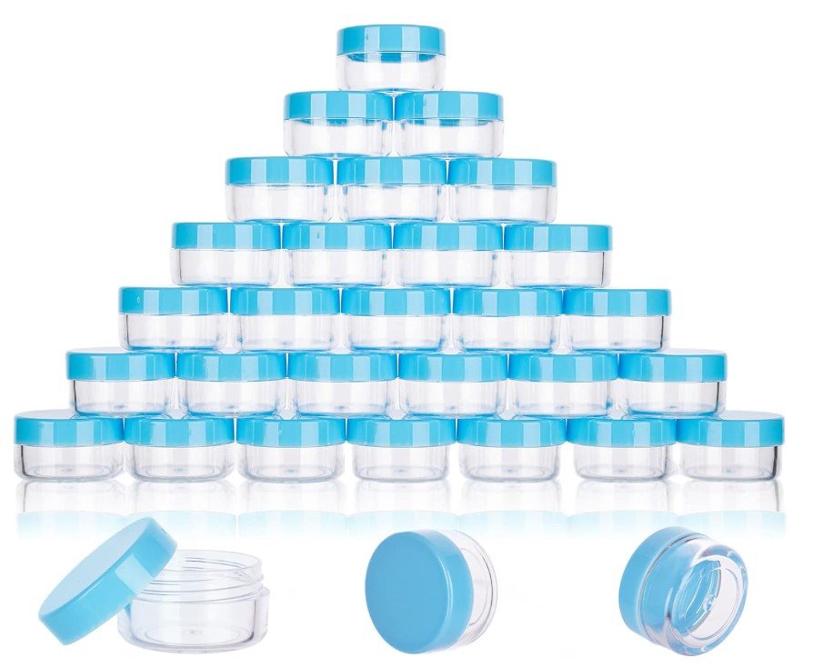Acrylic Jars for Wax or Drills
