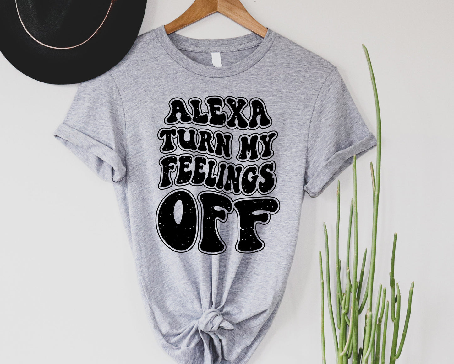 Alexa Turn Off My Feelings Graphic Tee