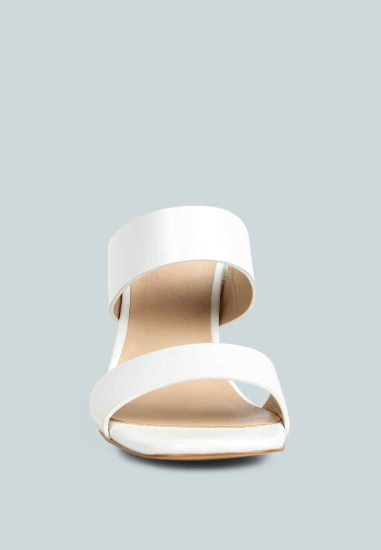 Alodia Slim Block Heel Sandals