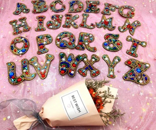 Alphabet Letter Key Chains