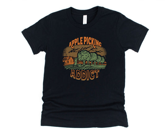 Apple Picking Addict Graphic Tee