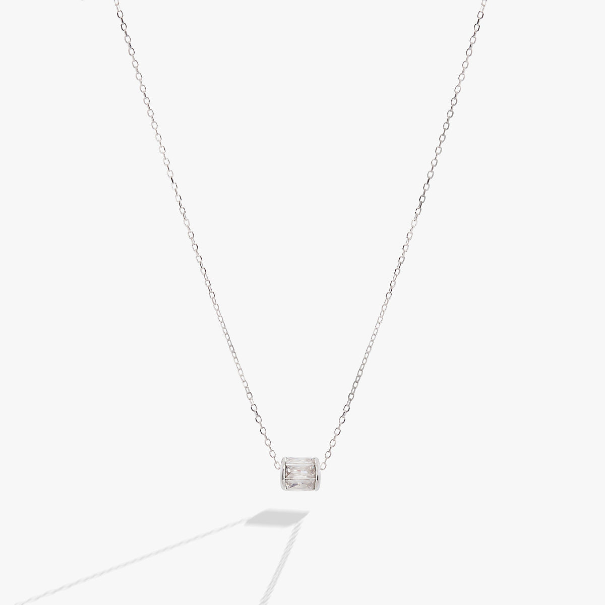 April Birthstone Precious Pendant Necklace