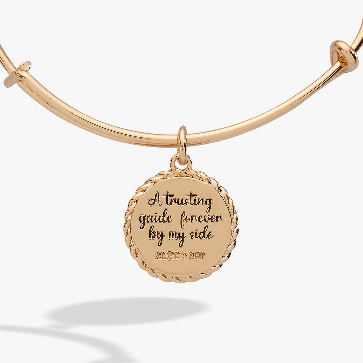 Aunt 'A Trusting Guide Forever By My Side' Charm Bangle
