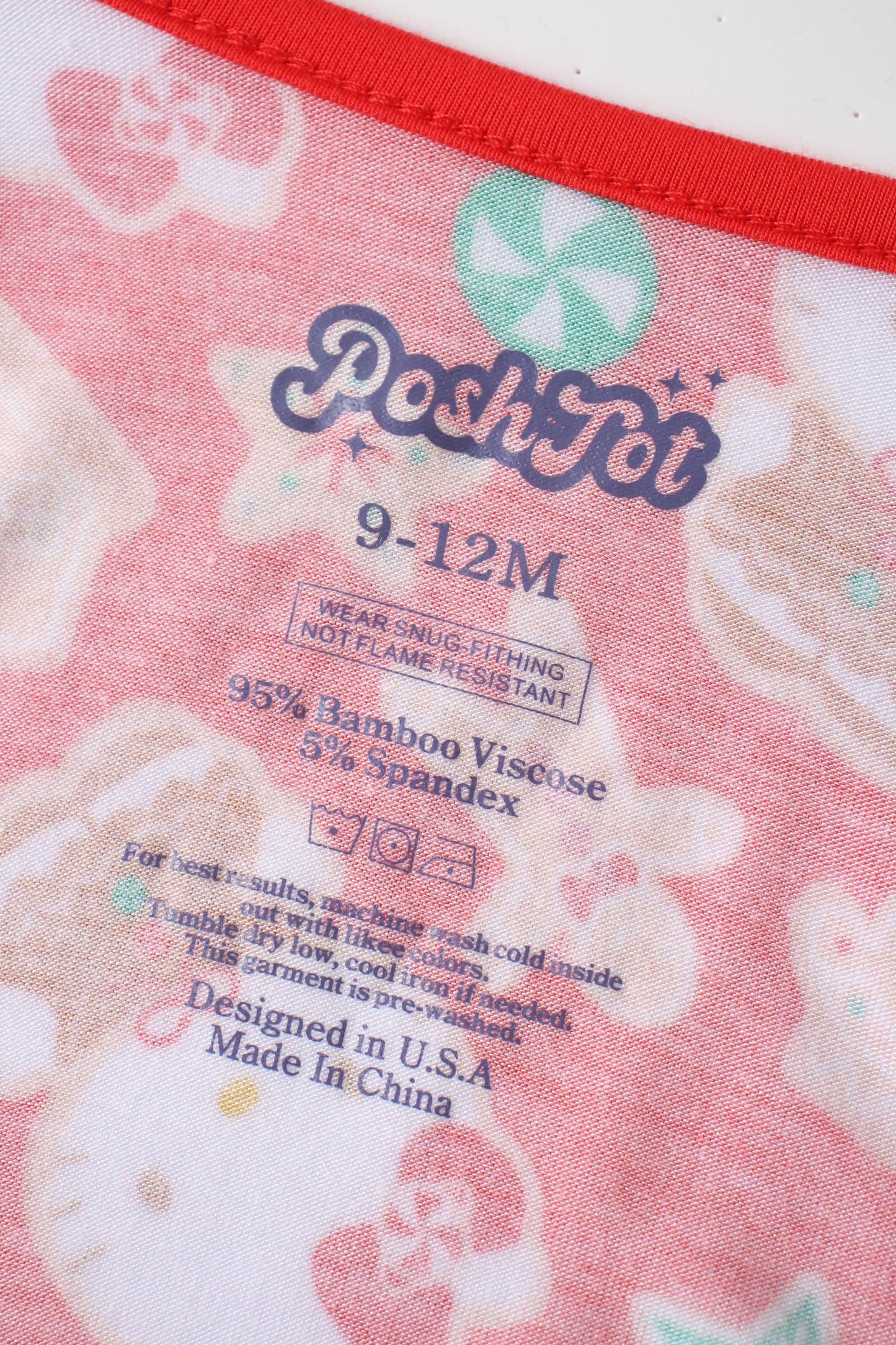 PoshTOT Sanrio Hello Kitty Christmas Bamboo Baby Convertible Zippy Romper