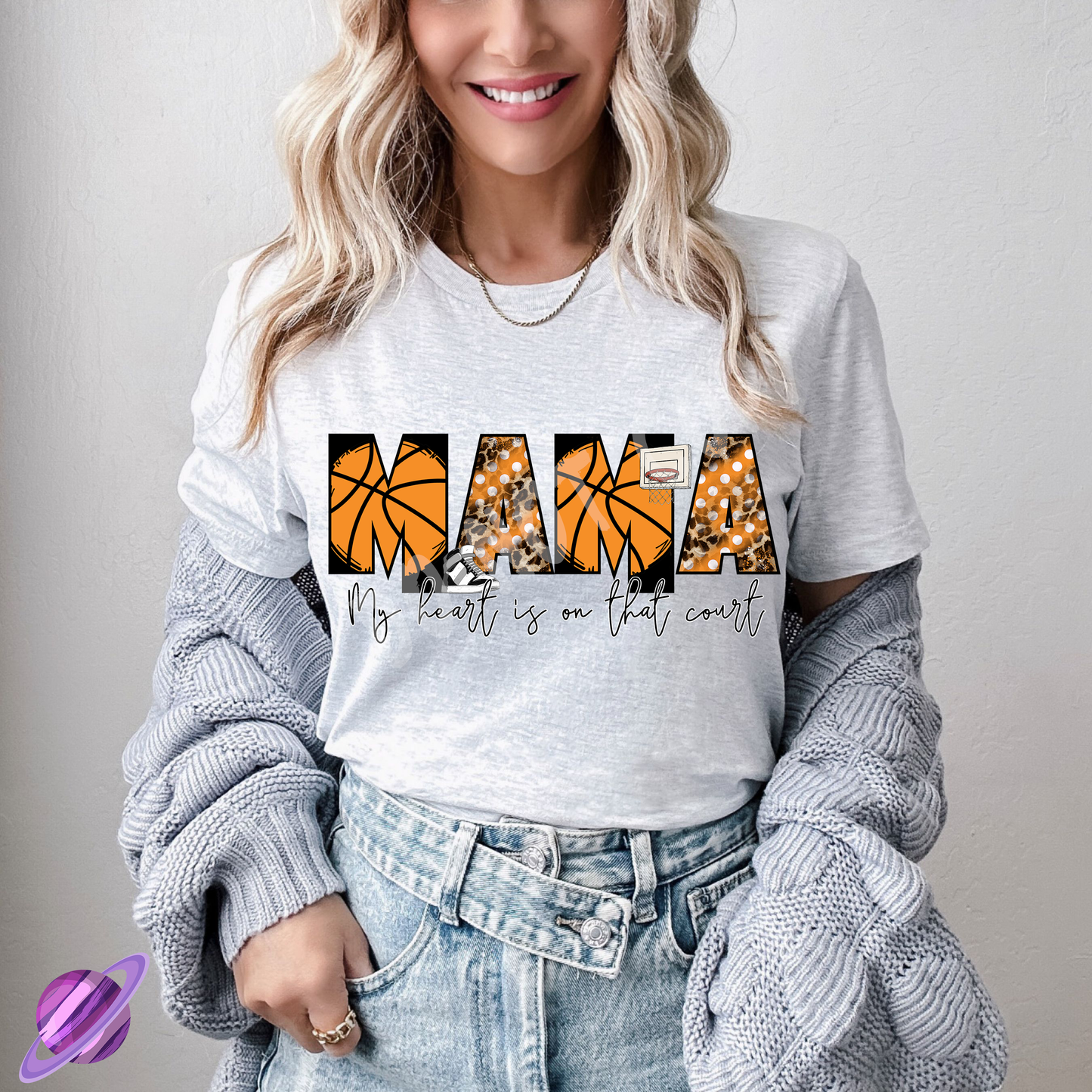 BASKETBALL MAMA TEE