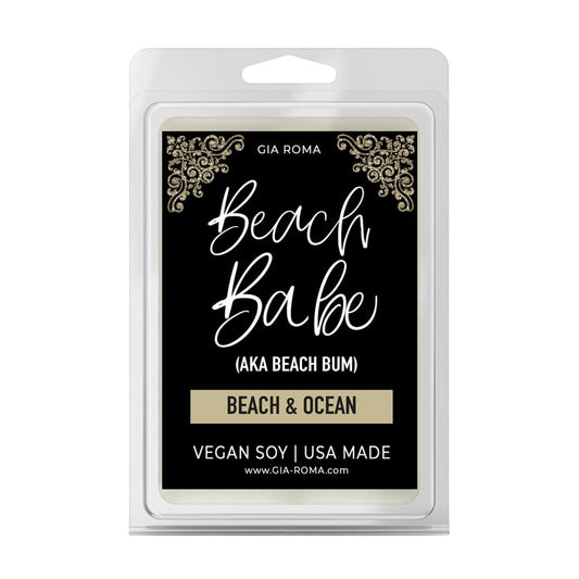 Beach & Ocean Soy Wax Melts Vegan, Dye-Free, Hand-Poured With Botanicals