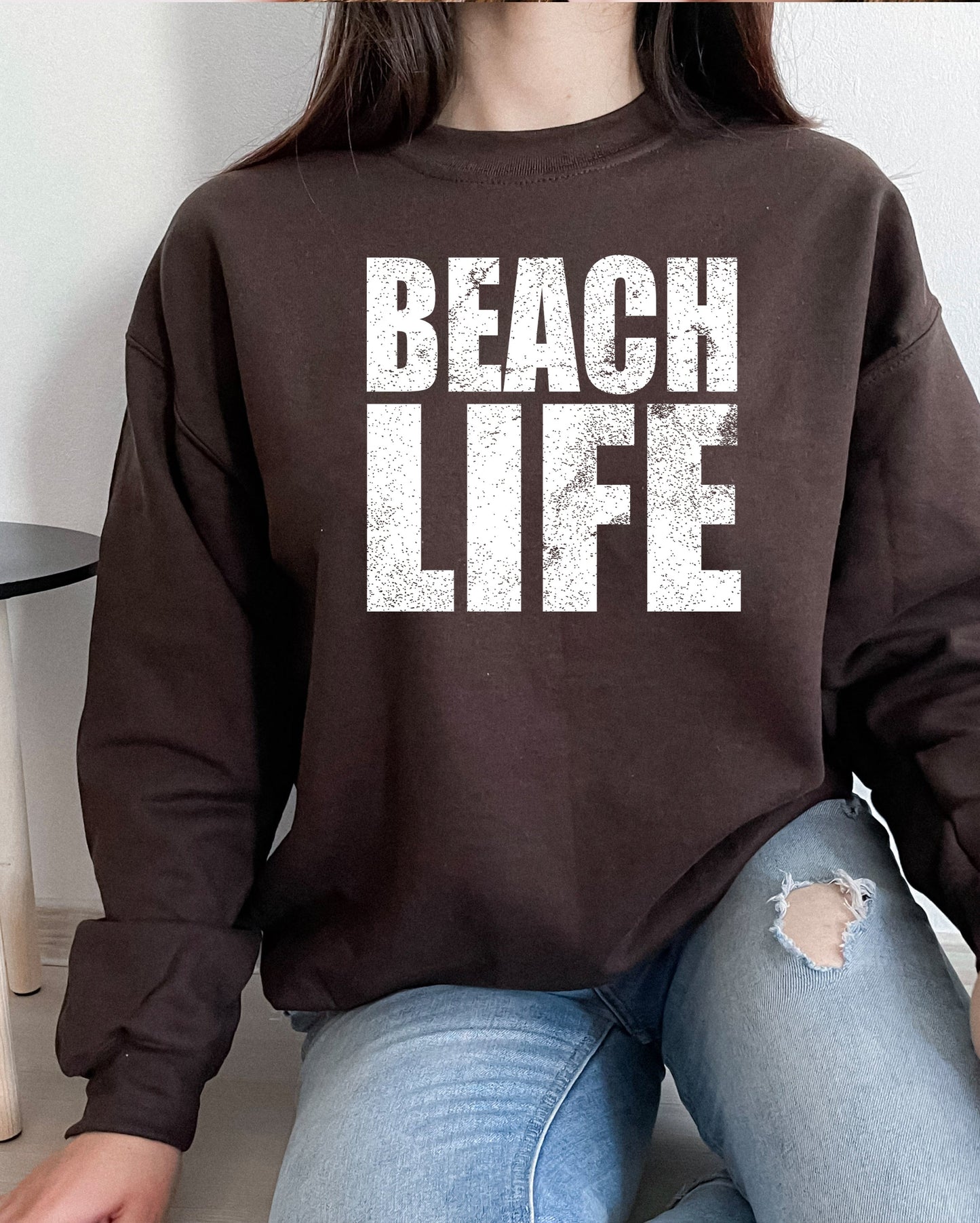 Beach Life Distressed Graphic Tee
