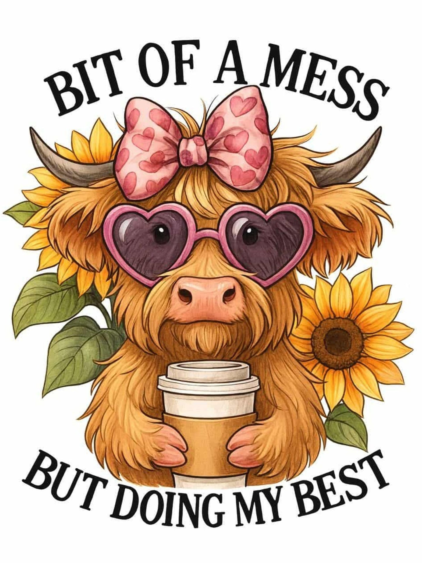 Doing My Best Highland Cow