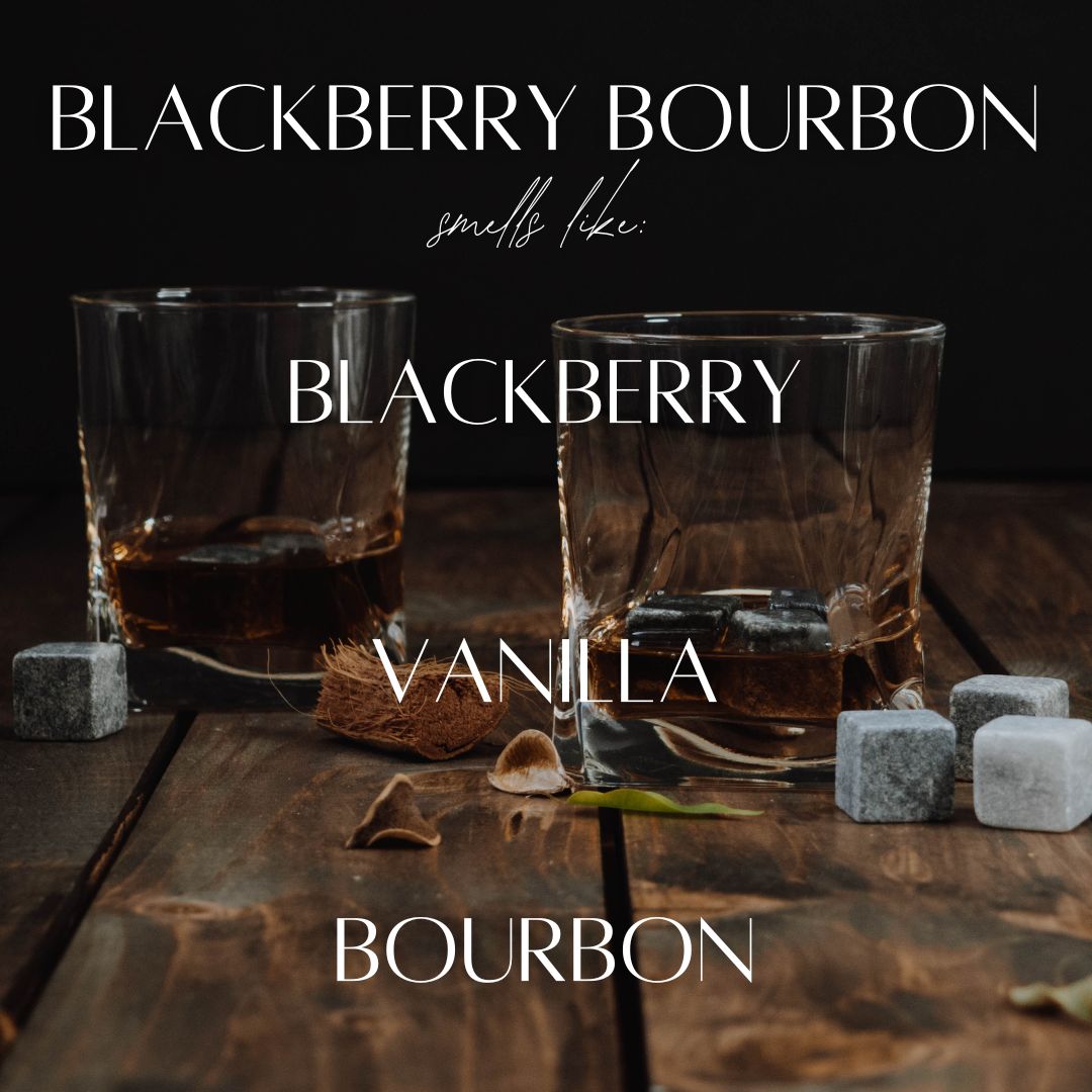 Black Pottery Tree Bowl Candle - Blackberry Bourbon