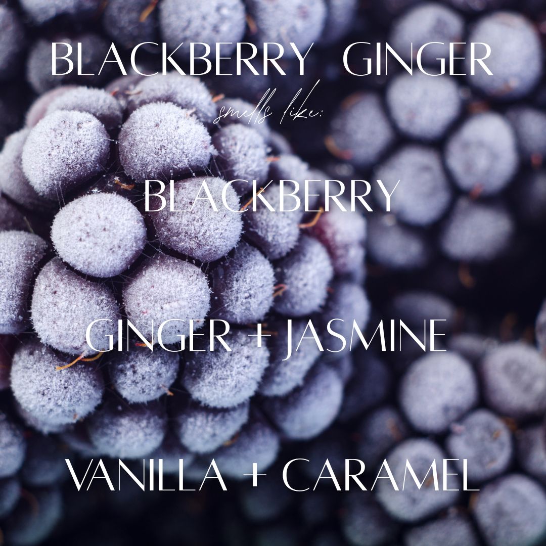 Black Pottery Tree Bowl Candle - Blackberry Ginger