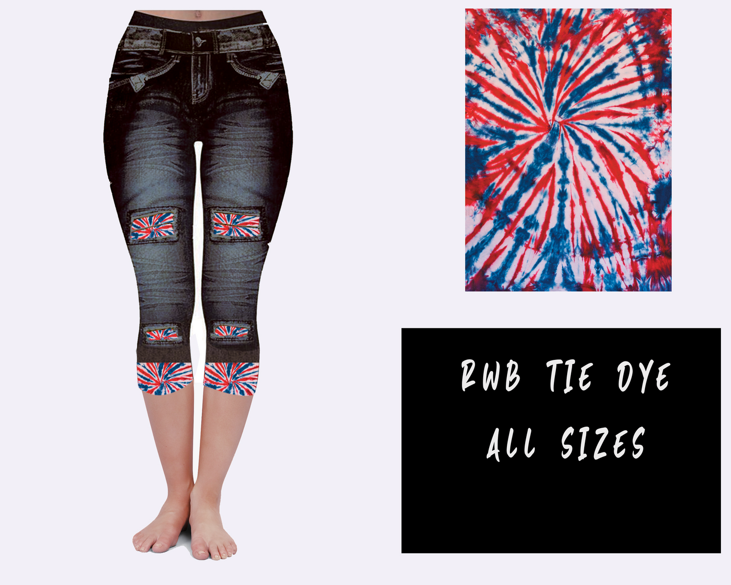 RWB TIE DYE (ACTIVE BACK POCKETS)