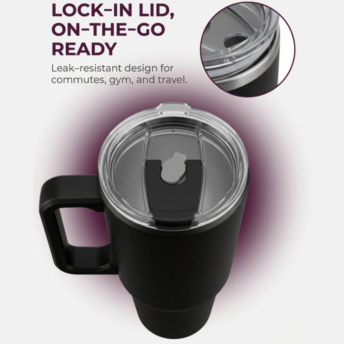 BLENDi Steel Insulated Portable Blender – 21oz, Crushes Ice, USB-C Rechargeable