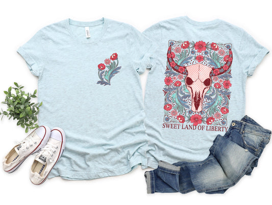 Boho Sweet Liberty Graphic Tee