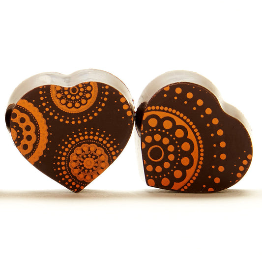 Heart Bonbons: Dark Chocolate & Dulce De Leche