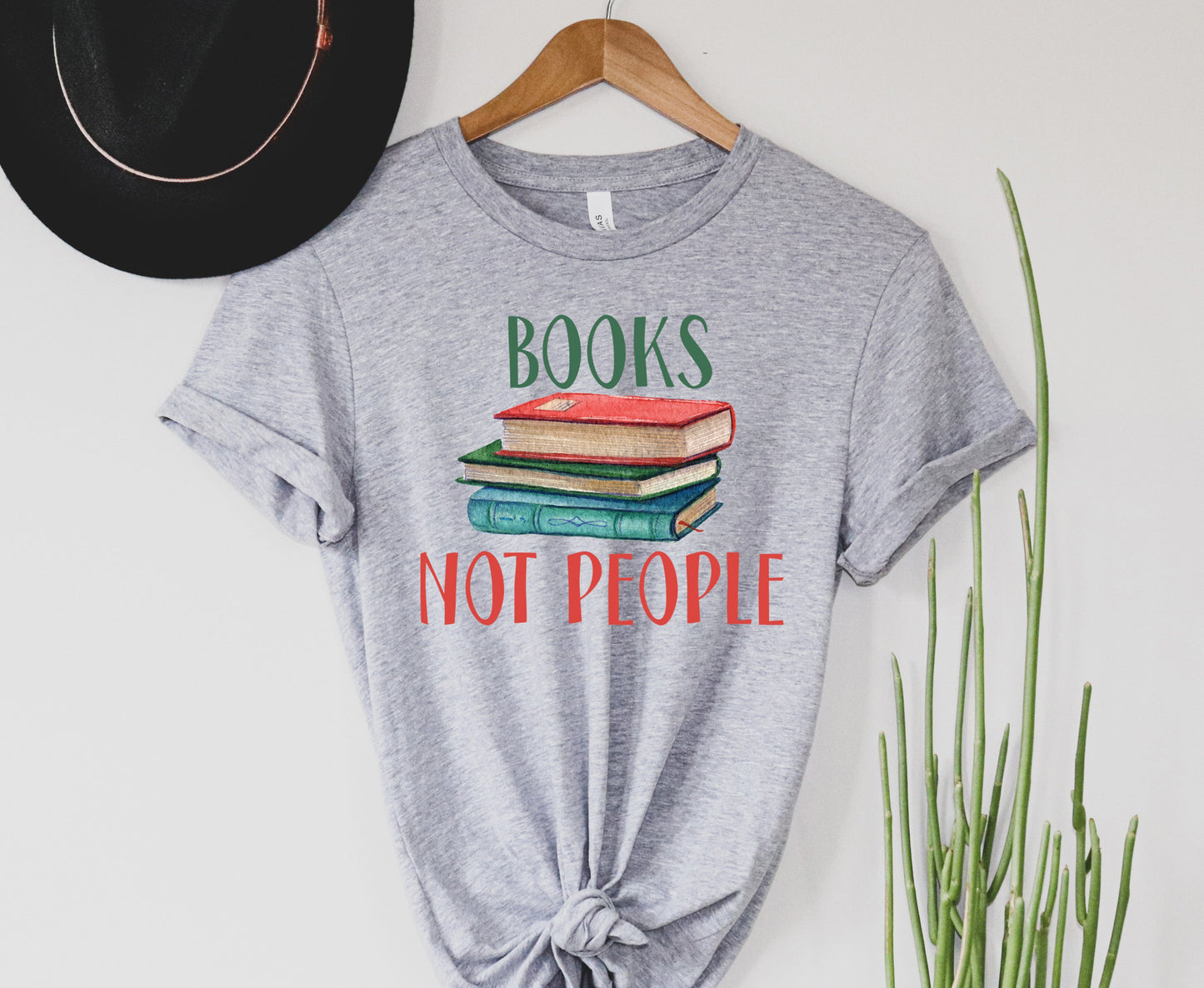 Books Not People Graphic Tee