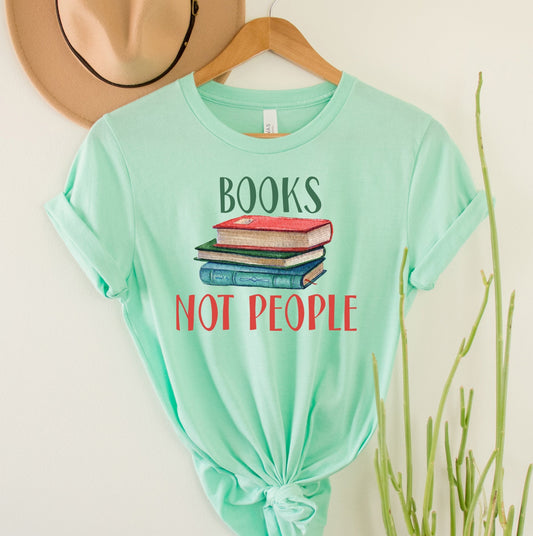 Books Not People Graphic Tee