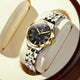 silver gold black