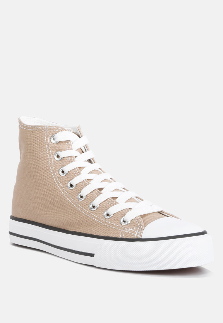 High Top Basketball Canvas Sneakers